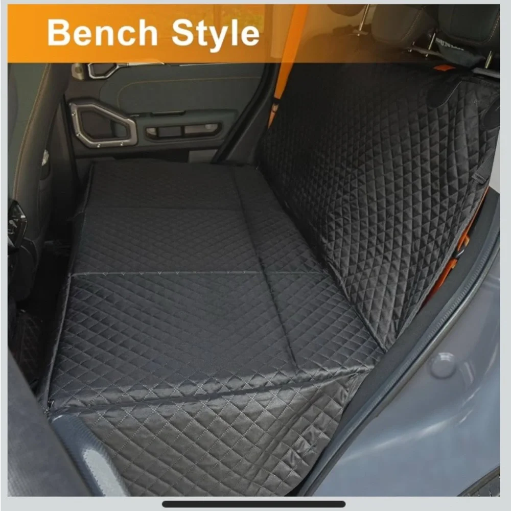 X-LargeHonest Back Seat Extender for Dogs, 57.4W 30.3L Hard Bottom NWT